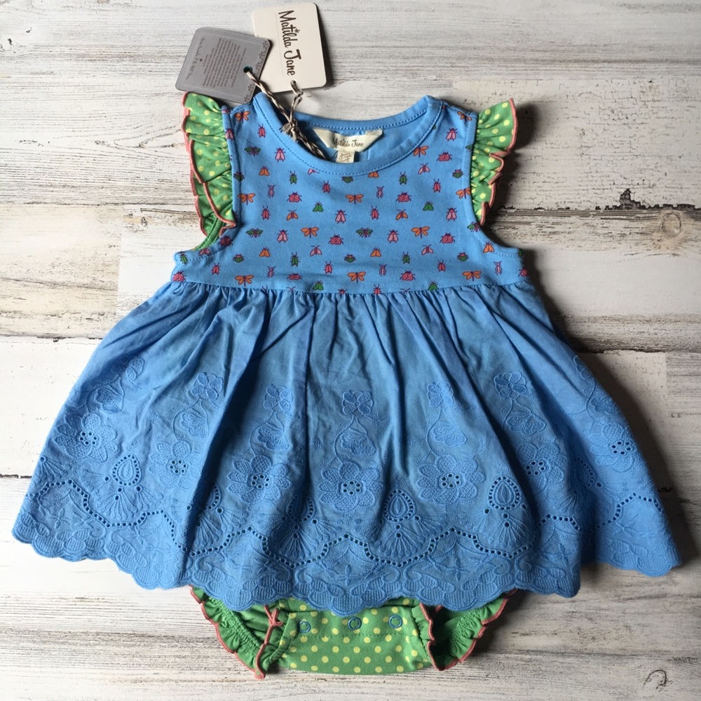NWT Insect Romper Matilda Jane 12-18 Months